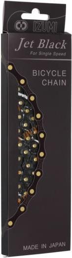 Actual product image Izumi Chain MFG Izumi - Jet Black/Jet Black Chain (1-speed)