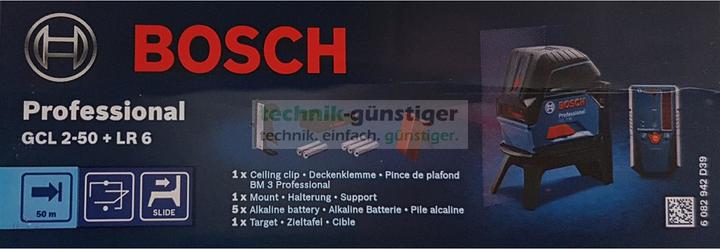 Immagine prodotto Bosch Professional Professionale GCL2-50 + LR6 + Brkt + RM1 + Custodia+TP