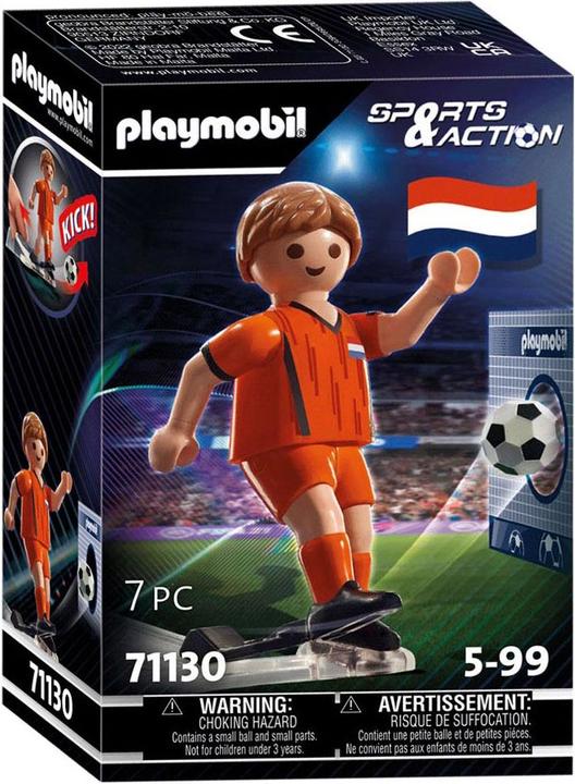 Produktbild Playmobil Sports & Action Footballer Niederlande - 71130 (71130)