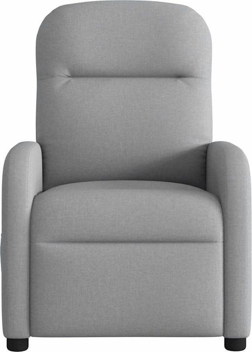 Immagine prodotto VidaXL Sedia da massaggio elettrica in tessuto grigio chiaro