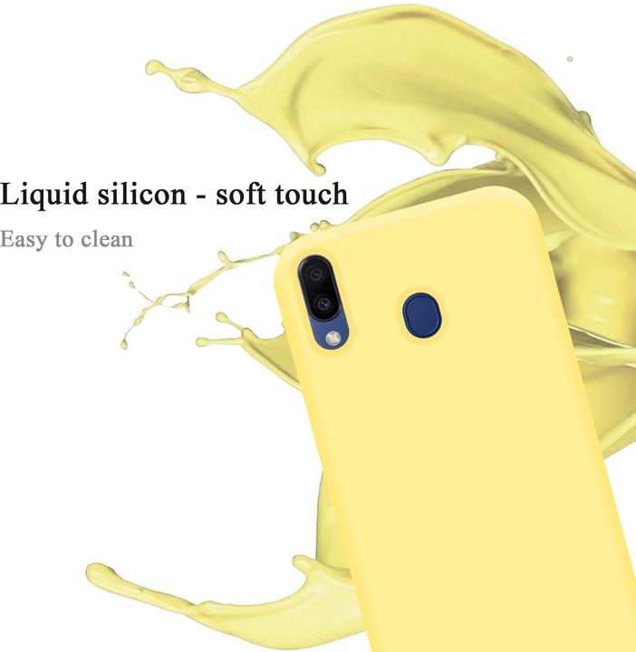 Actual product image Cadorabo TPU Liquid Silicone Case Cover (Samsung Galaxy M20)