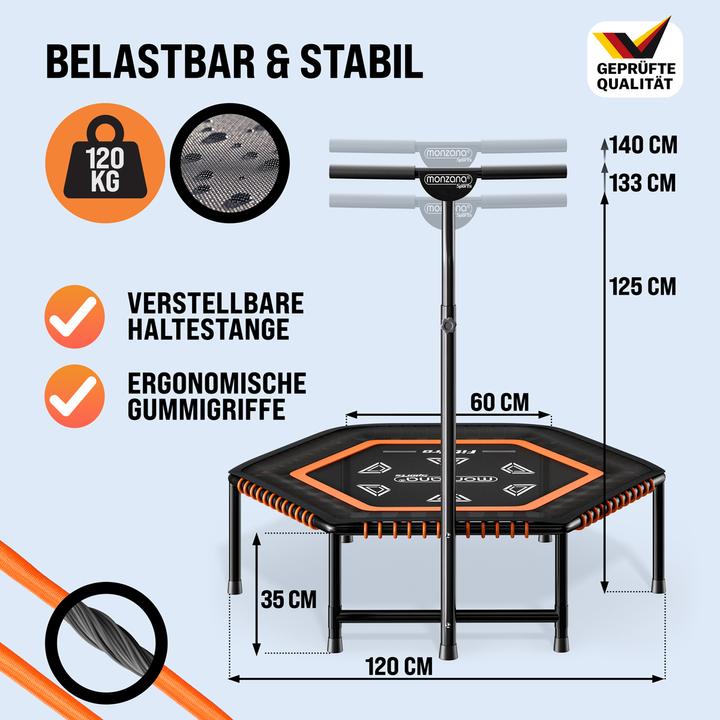 Produktbild Monzana Fitnesstrampolin (120 cm)