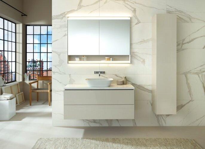 Immagine prodotto Geberit Mobiletto ONE, 2 cassetti, 103,6x50,4x47cm, 505.264.00. (103,5 x 47 x 50,5 cm)