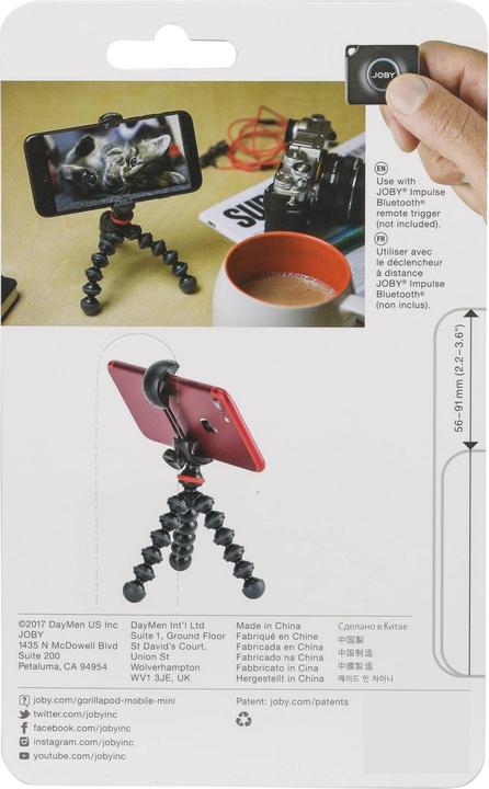Immagine prodotto Joby GorillaPod Mobile Mini (Materiale sintetico)