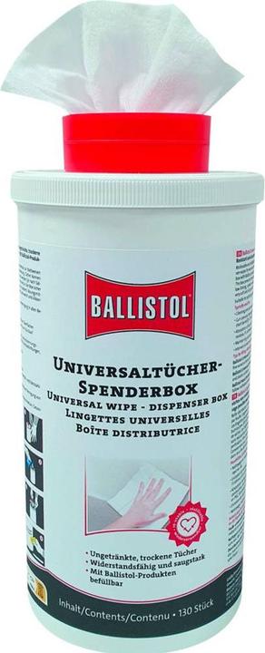 Image du produit Ballistol Boîte distributrice de 130 lingettes sèches 25097 1 pc.