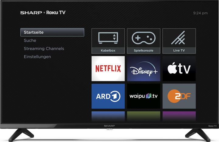 Actual product image Sharp 32GD2225E black (32", LCD, HD ready)