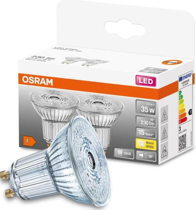 Actual product image Osram LED ST MR16 35 36 GU5,3 WW DUO (GU10, 2.60 W, 230 lm, 1 x, F)