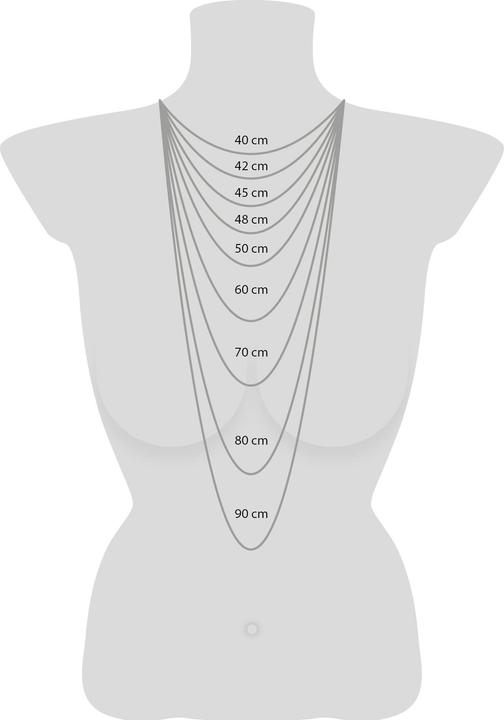 Immagine prodotto Engelsrufer Collana Balance (Argento rodiato, Argento 925 rodiato, 50 cm)