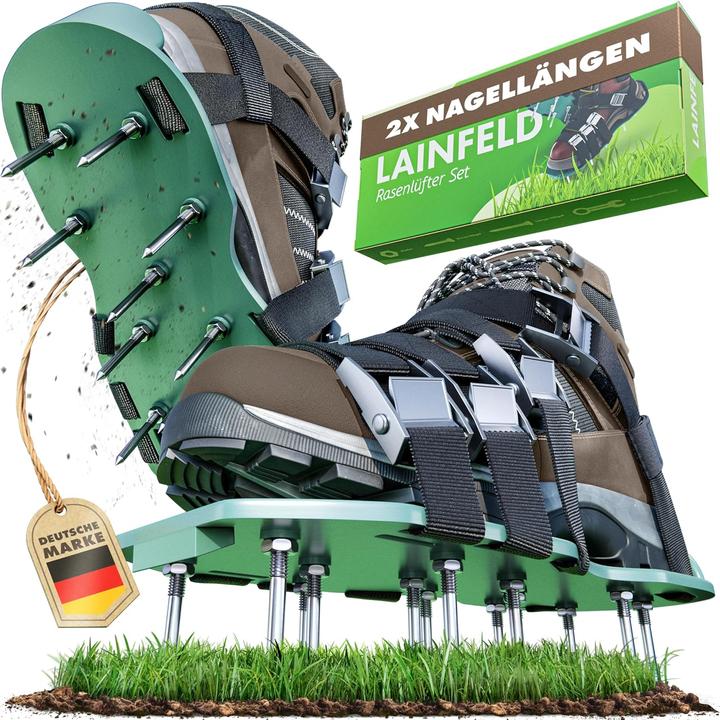 ‎Lainfeld Lawn aerator nail shoes