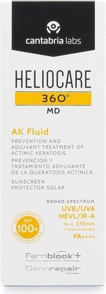 Immagine prodotto Heliocare 360° MD AK Fluid SPF 100+, 50 ml Gel (Crema solare, 50 ml)