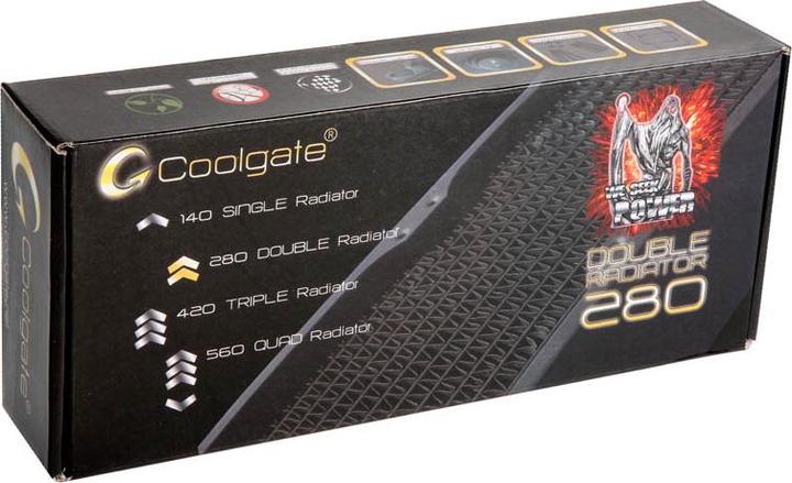 Actual product image Coolgate CG280 280mm Radiator