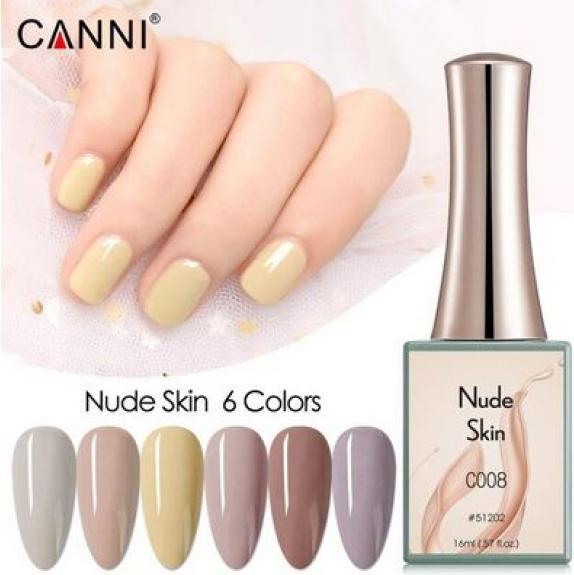Immagine prodotto Canni Gellacquer Pelle Nuda C012 UV/LED (Grigio-viola, Smalto per unghie effetto gel)