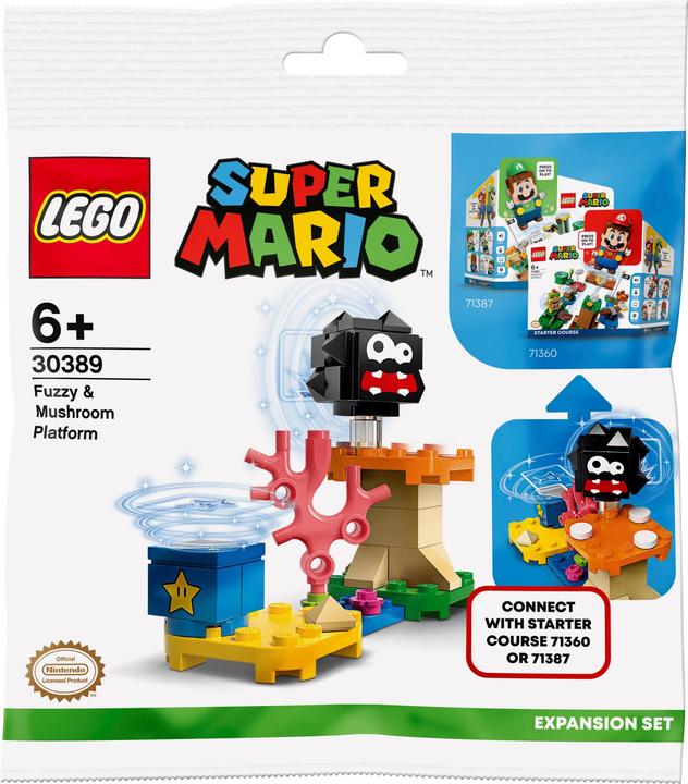 Immagine prodotto LEGO Piattaforma Fuzzy e Funghi - Set di espansione (30389, LEGO Super Mario)