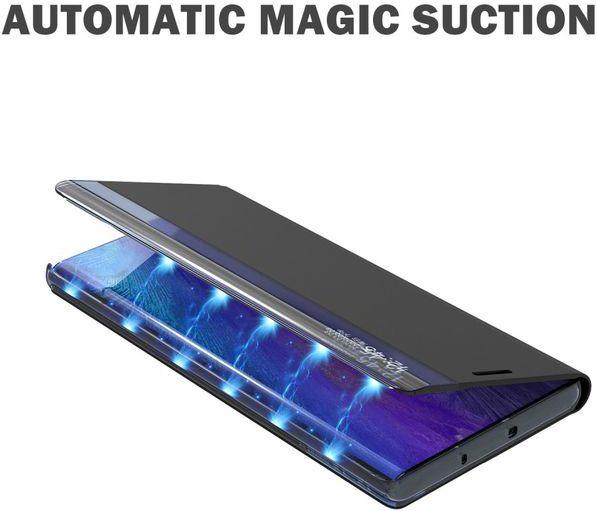 Produktbild MU Style Kunstleder Bookcover mit Sichtfenster (Samsung Galaxy S22+)