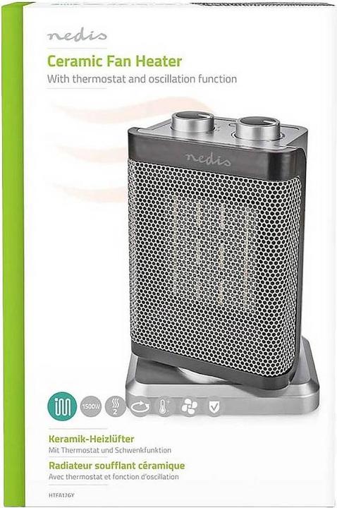 Produktbild Nedis Kompakter Keramik-Heizlüfter (1500 W)