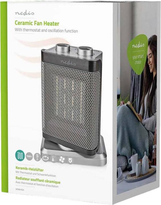 Produktbild Nedis Kompakter Keramik-Heizlüfter (1500 W)