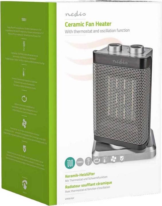 Produktbild Nedis Kompakter Keramik-Heizlüfter (1500 W)