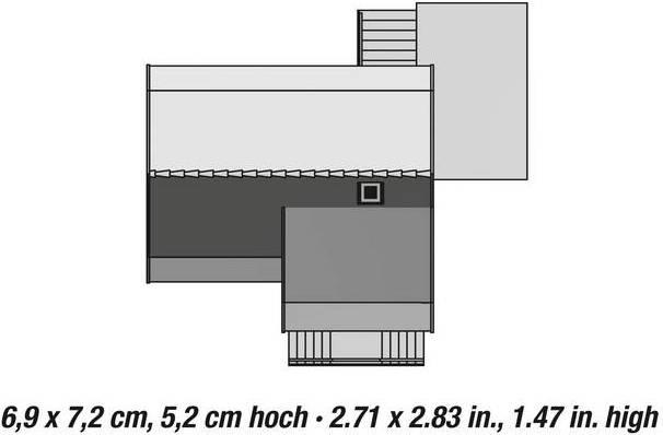 Actual product image Noch N Settlement house with garage