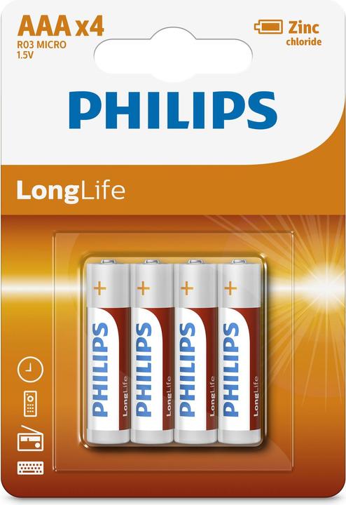 Actual product image Philips R3 AAA long battery life (4 pcs., AAA)