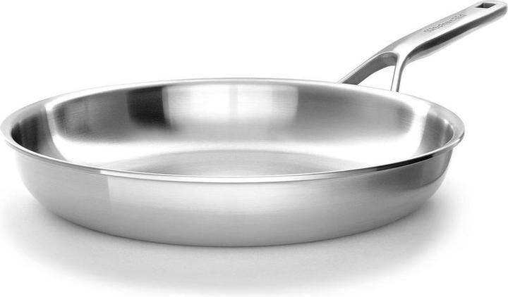 KitchenAid 3PLY Opn Frypan 28cm Uncoated (28 cm, Frying pan, Stainless steel)