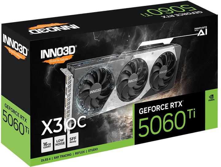 Immagine prodotto Inno3D VGA RTX5060TI 16GB Twin X3 OC (16 GB)