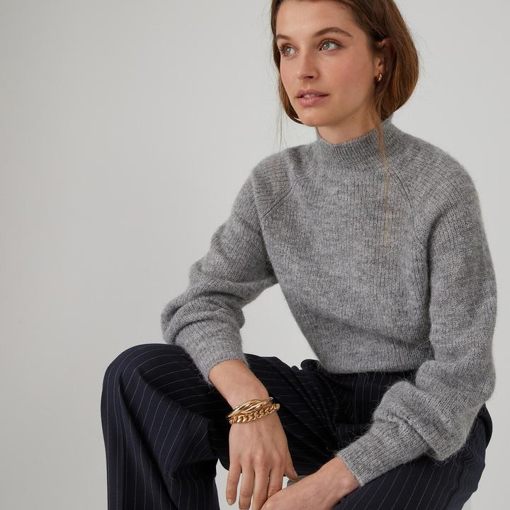 Produktbild La Redoute Collections Pullover mit Stehkragen (M)