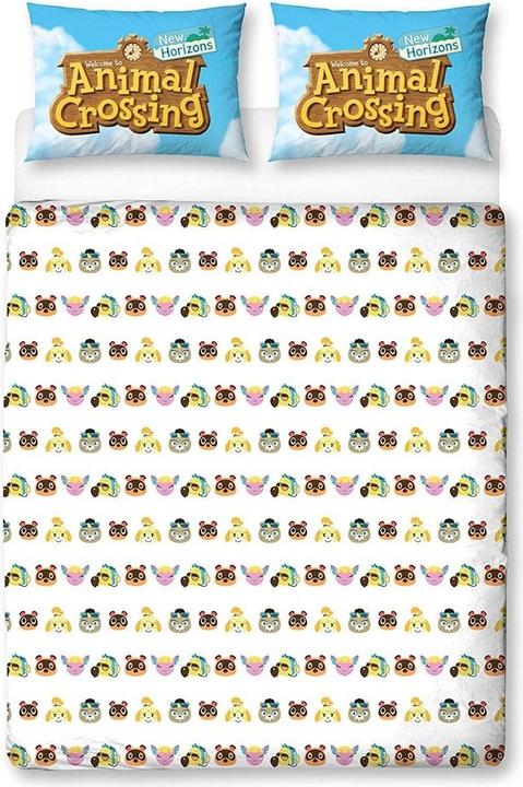 Actual product image Animal Crossing Logo bed linen set