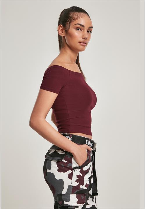 Produktbild Urban Classics Ladies Off Shoulder Rib Tee (XS)
