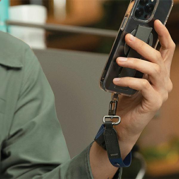 Actual product image Uniq Vista uniwersalna smycz do telefonu 2w1 zielony/dark khaki