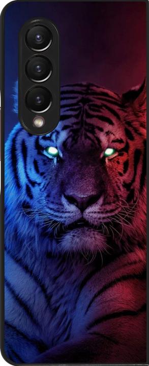 Actual product image PhoneLook Cover Tiger Blue Red (Samsung Galaxy Z Fold4)