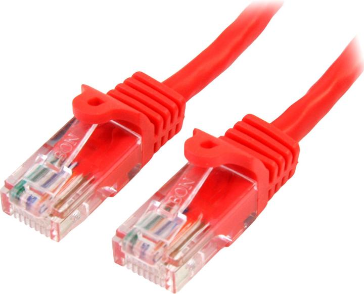Actual product image StarTech 5m Red Cat5e Patch Cable (U/UTP, CAT5e, 5 m)