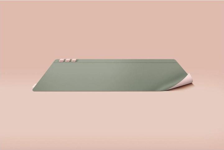 Produktbild Uniq Hagen dwustronna magnetyczna podkładka na biurko różowo-zielony/blush pink-mist green