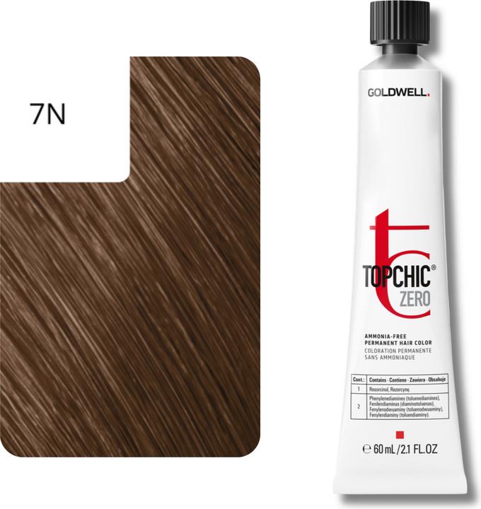 Actual product image Goldwell Topchic Zero - 7N Medium Blonde (7N - medium blonde)