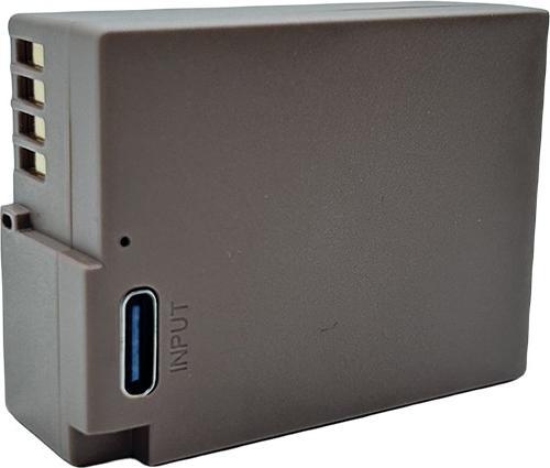 Immagine prodotto Acconic Batteria con ingresso USB-C per Panasonic DMW-BLC12 Lumix DMC FZ200 DMC G6 G5 GH2 (Accumulatore di carica elettrica)