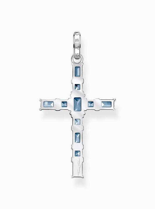 Image du produit Thomas Sabo Pendentif Croix Aqua pierres argent (Argent 925)