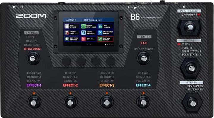 Immagine prodotto Zoom Processore multieffetto B6 per basso (Spigola)
