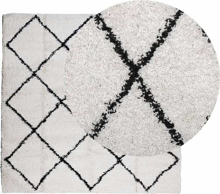 Image du produit VidaXL Tapis Shaggy haut velours Moderne (160 x 160 cm)