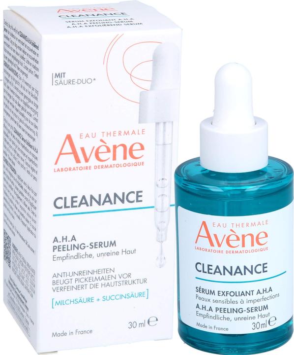 Immagine prodotto Avène Cleanance A.H.A Peeling-Serum für empfindliche, unreine Haut, 30 ml Lösung (Esfoliazione, 30 ml)