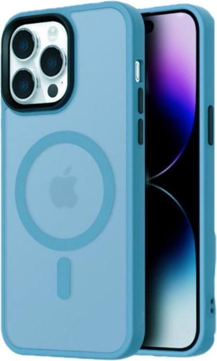 Immagine prodotto Hurtel Custodia Fashion MagSafe per iPhone 16 - azzurro (Apple iPhone 16)
