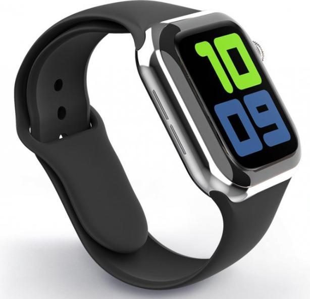 Produktbild Swissten Silicone band for apple watch 42-44 mm black (44 mm, 42 mm, Silikon)