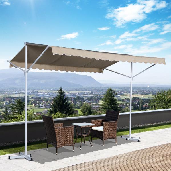 Produktbild Outsunny Standmarkise mit Kurbel (2.94 m)