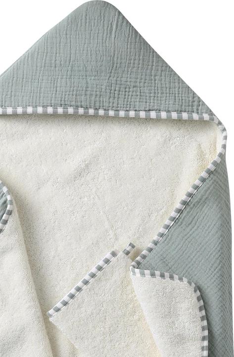 Produktbild Envie de Fraise Bio-Kollektion: Baby Geschenkset aus Wende-Badecape & Waschhandschuh