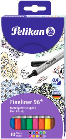 Produktbild Pelikan Fineliner 96 (Mehrfarbig, 10 x)