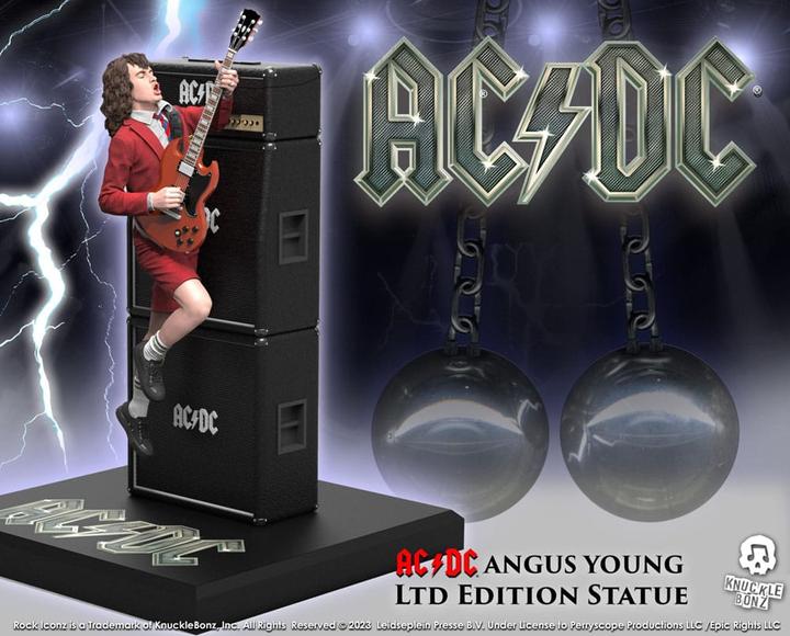 Image du produit Knucklebonz AC/DC statuette Rock Iconz Angus Young III 25 cm