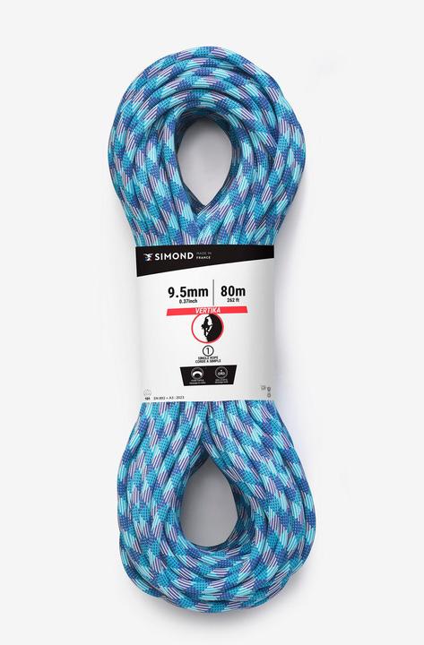 Image du produit Simond Corde à grimper - Vertika 9,5 mm × 80 m (80 m)