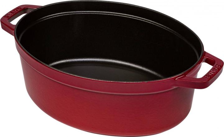 Immagine prodotto Staub Tostapane ovale rosso ciliegia (29 cm, Pirofila + casseruola, Ghisa)