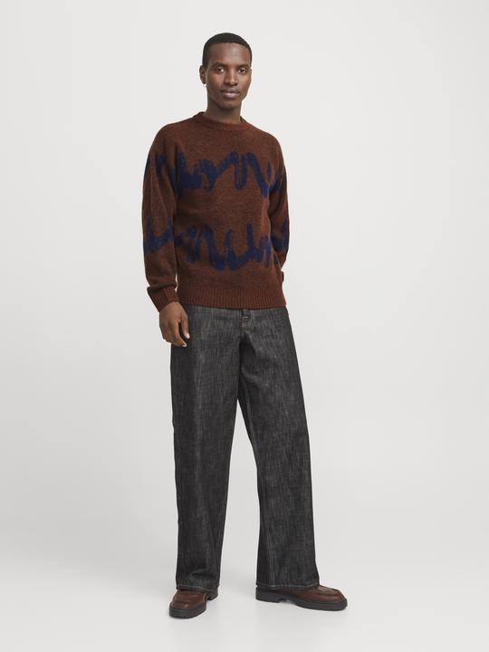 Produktbild Jack & Jones Jorollie Knit Crew Neck Styd Aw24 (L)