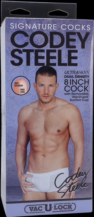 Produktbild Doc Johnson Codey Steele - Realistic ULTRASKYN Dildo - 8" / 20 cm