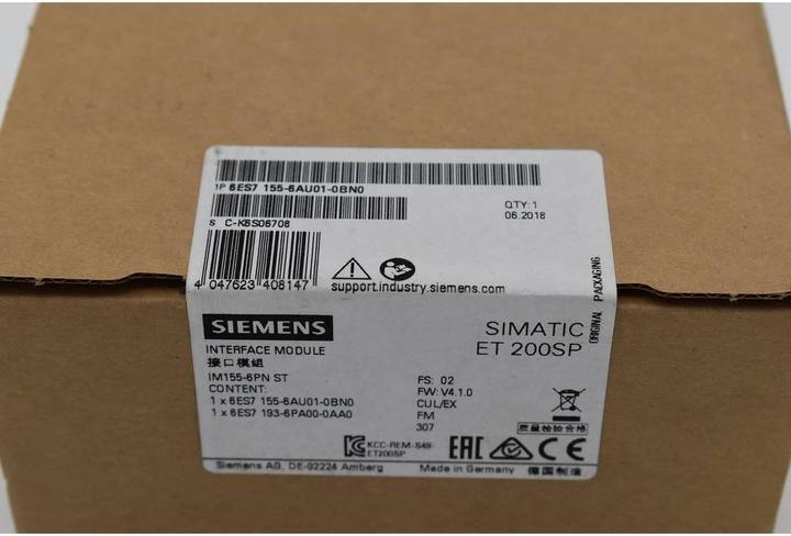 Actual product image Siemens Interface module ET200SP,IM155-6PN ST 6ES7155-6AU01-0BN0