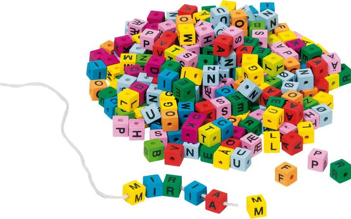 Produktbild Goki Holz Buchstaben Perlen-Farbe